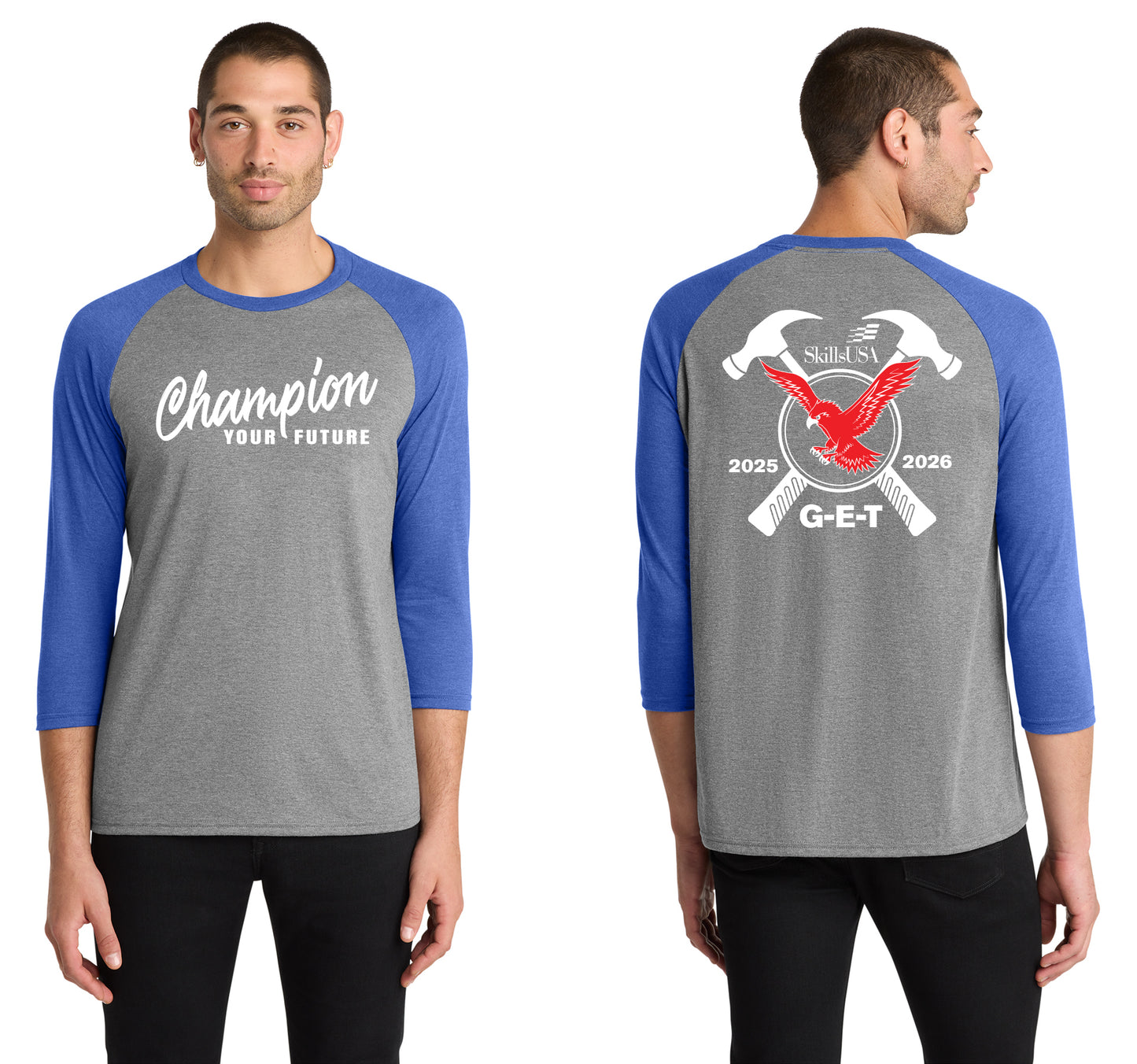 Skills 3/4 Sleeve T-Shirt