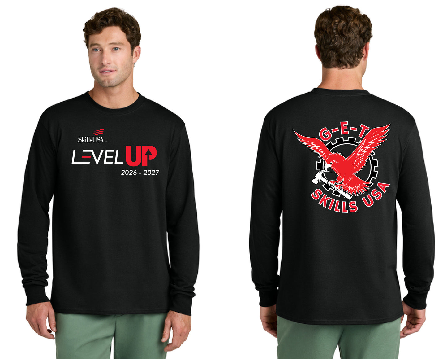 G-E-T Skills USA Long Sleeve Cotton T-Shirt