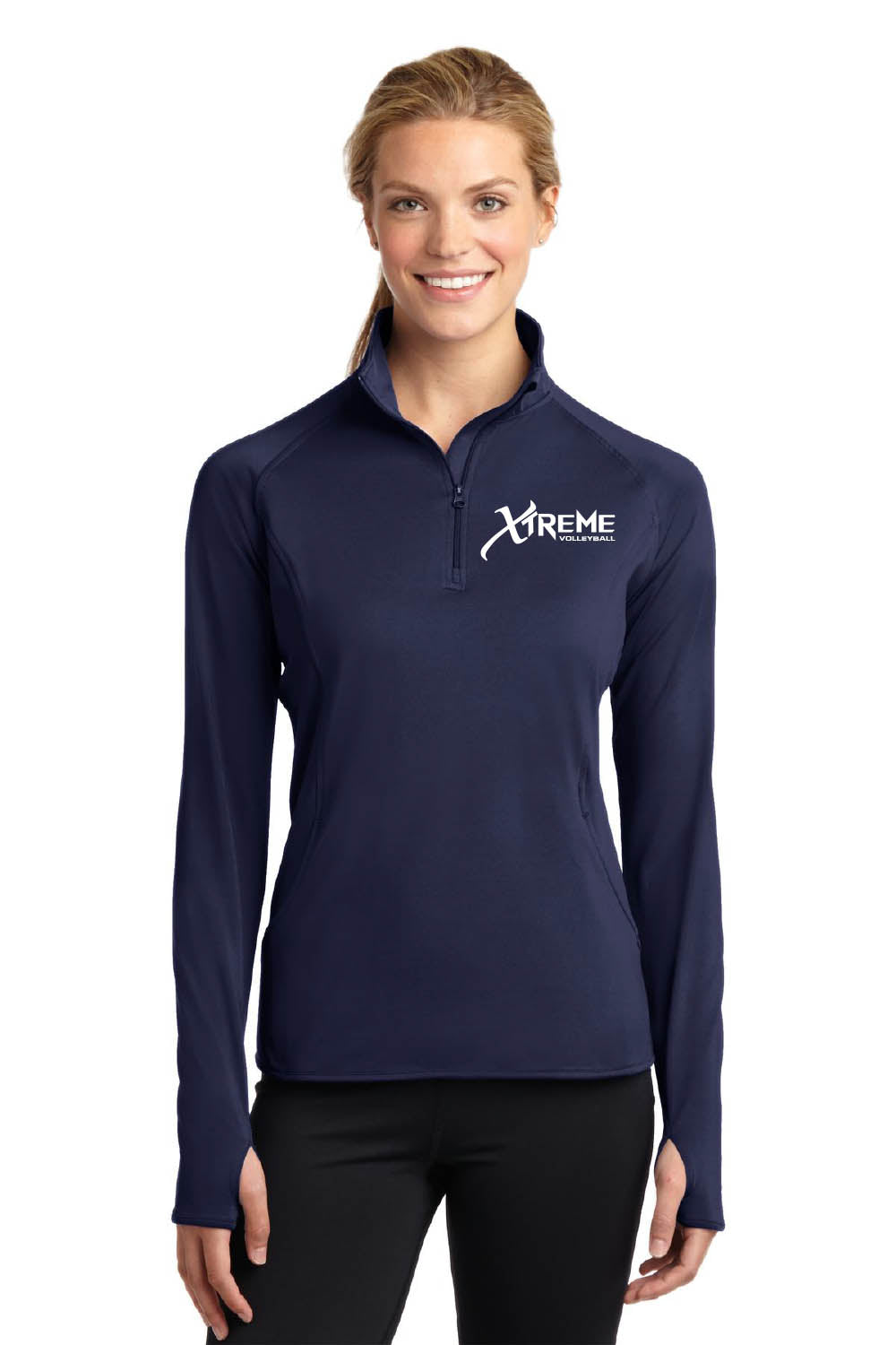 Sport-Tek® Women's Sport-Wick® Stretch 1/4-Zip Pullover