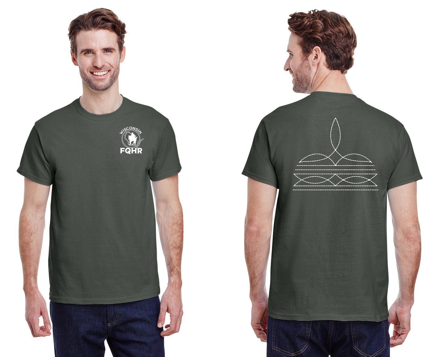 Gildan Adult Ultra Cotton® T-Shirt-W Boot Stitch