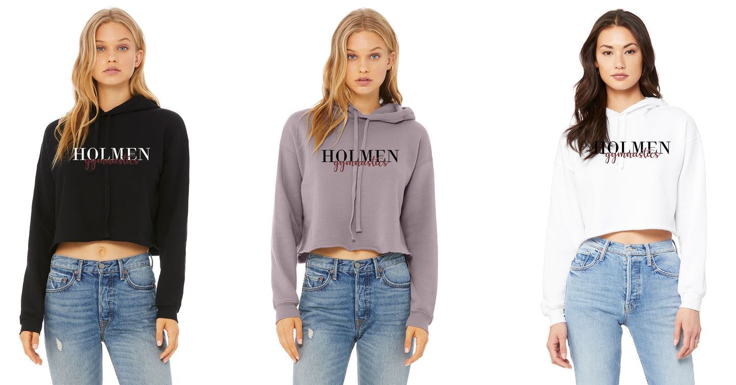 Bella + Canvas Ladies' Cropped Fleece Hoodie