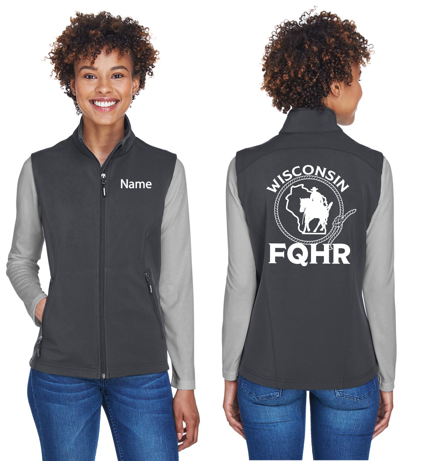 Ladies' Cruise Two-Layer Fleece Bonded Soft Shell Vest
