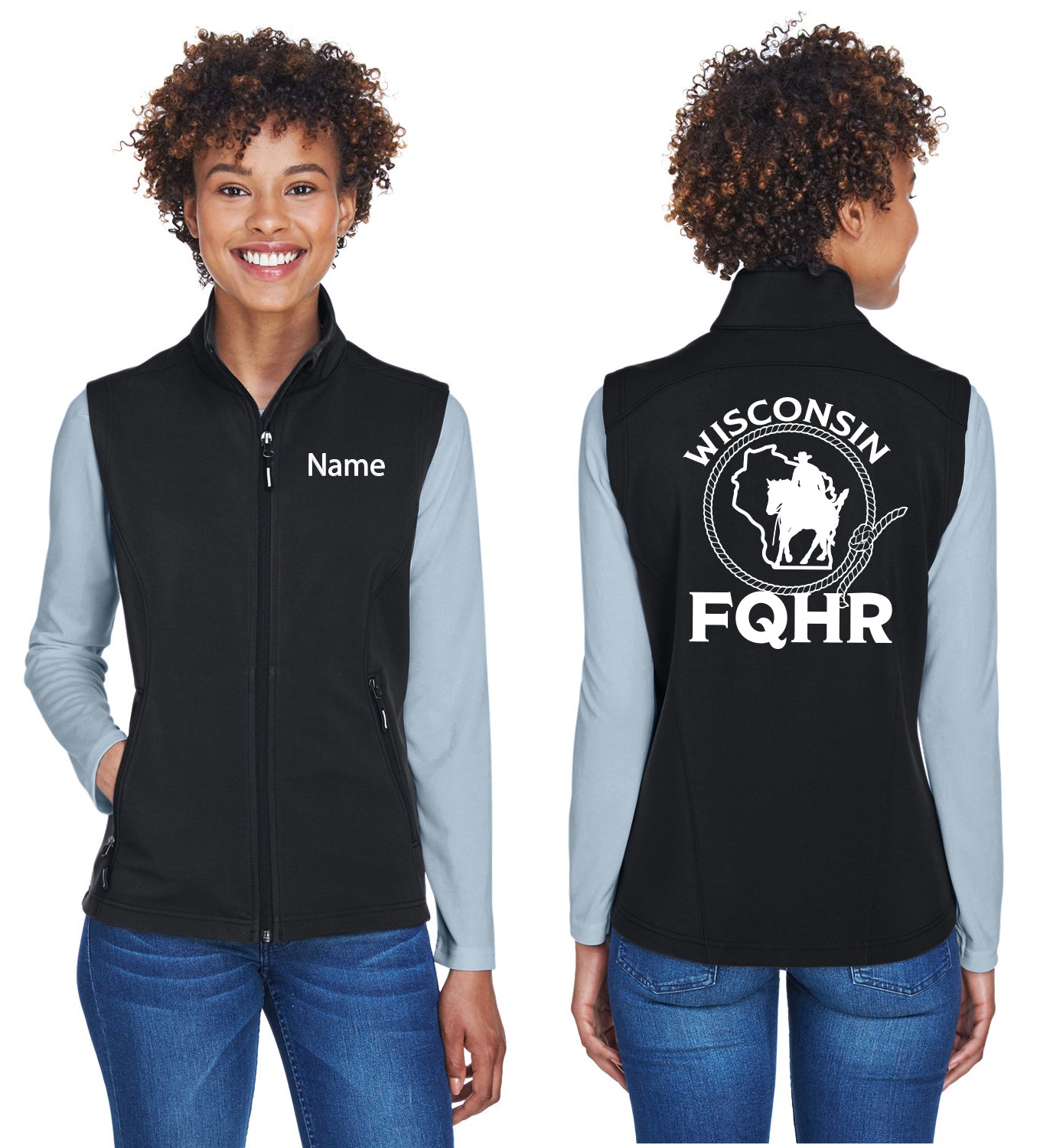 Ladies' Cruise Two-Layer Fleece Bonded Soft Shell Vest