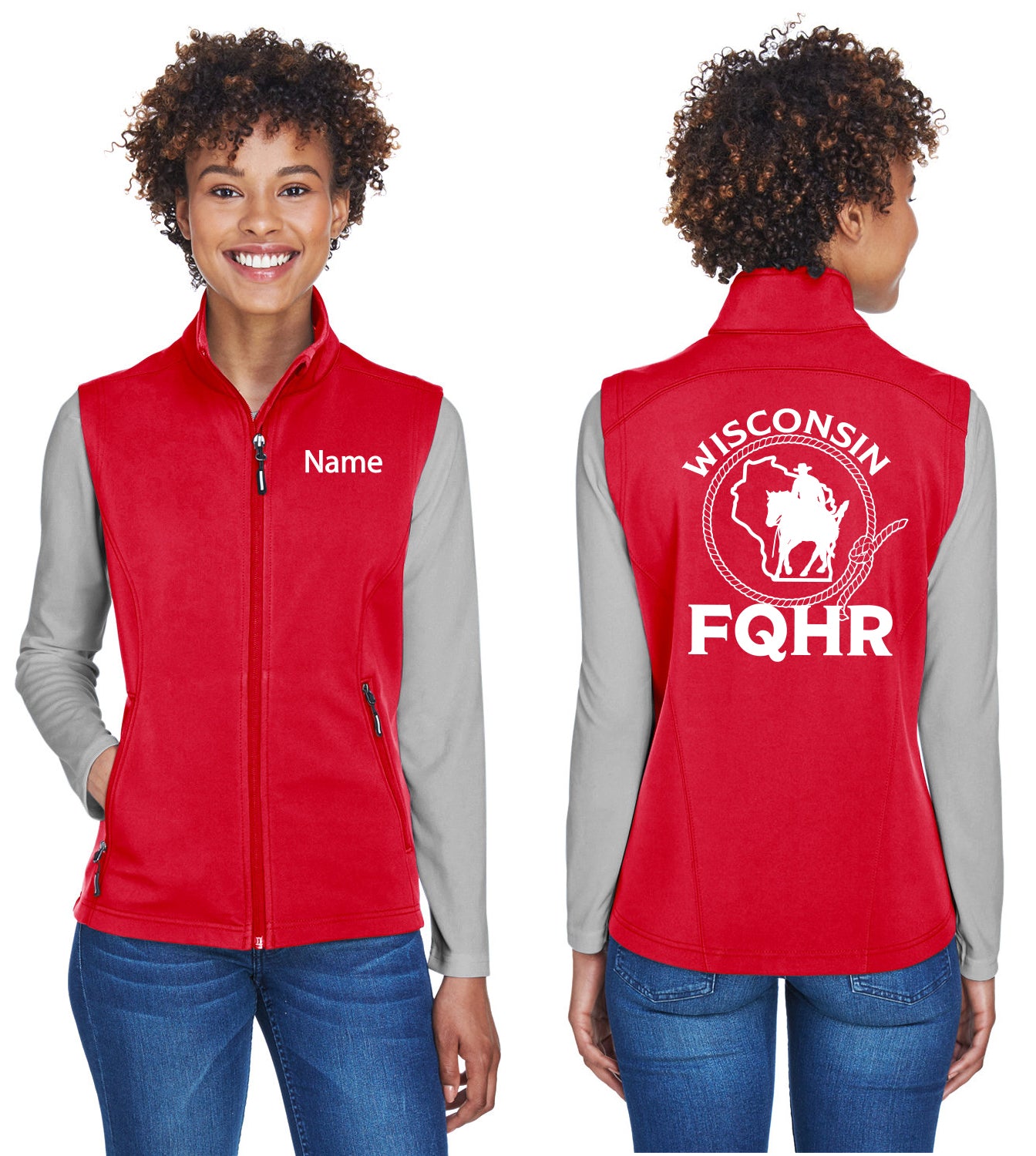 Ladies' Cruise Two-Layer Fleece Bonded Soft Shell Vest
