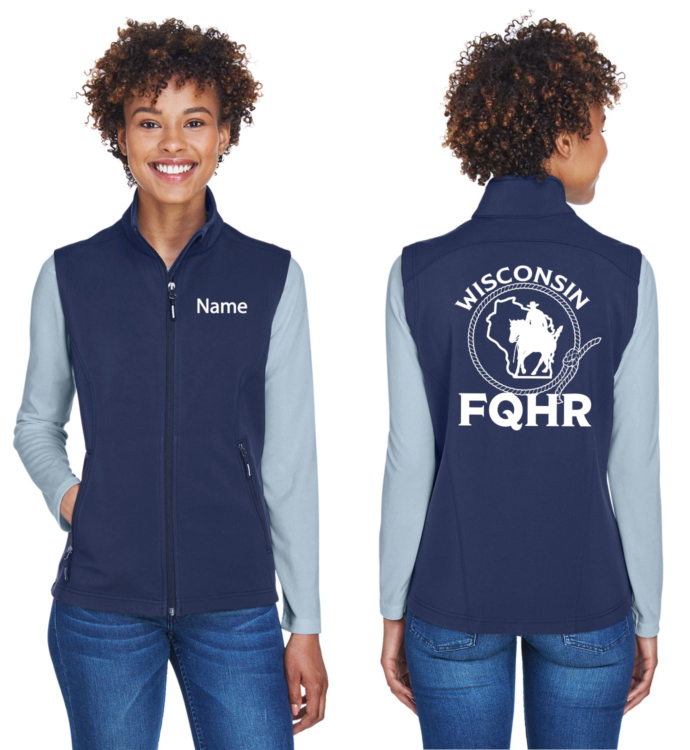 Ladies' Cruise Two-Layer Fleece Bonded Soft Shell Vest