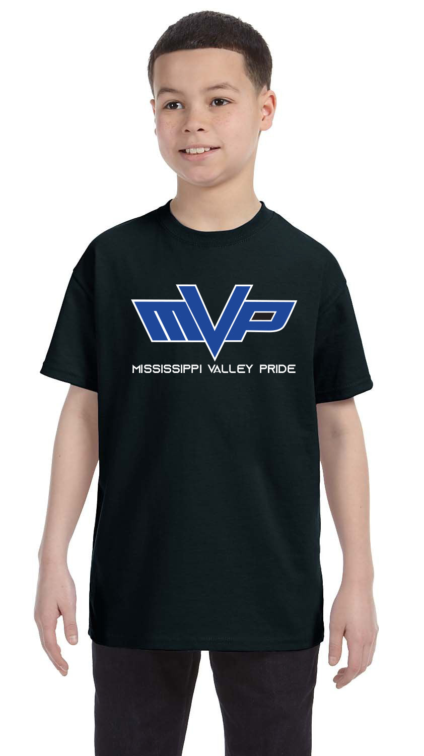 Youth Cotton Short Sleeve T Black