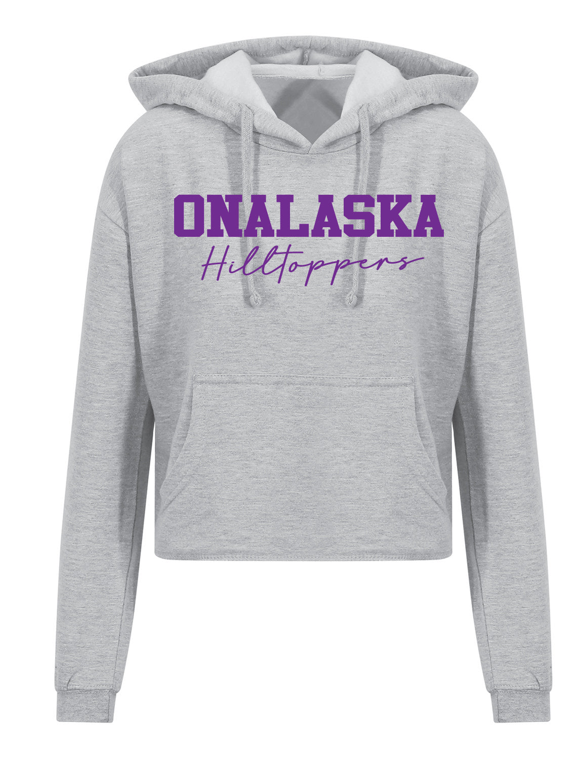 Just Hoods By AWDis Ladies' Cropped Hooded Fleece with Pocket