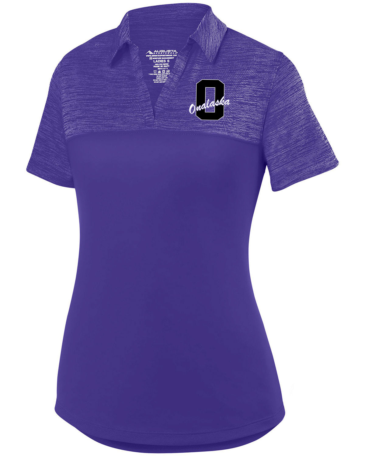 Onalaska Ladies Augusta Sportswear Adult Shadow Tonal Heather Polo