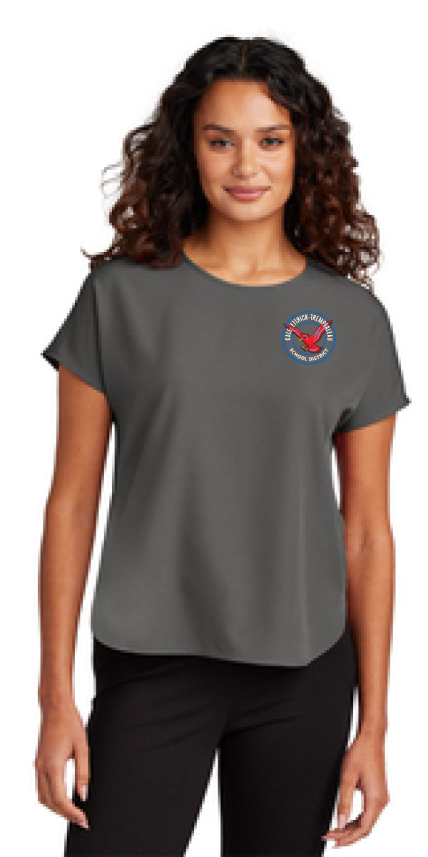 G-E-T Mercer+Mettle® Women's Stretch Crepe Crew