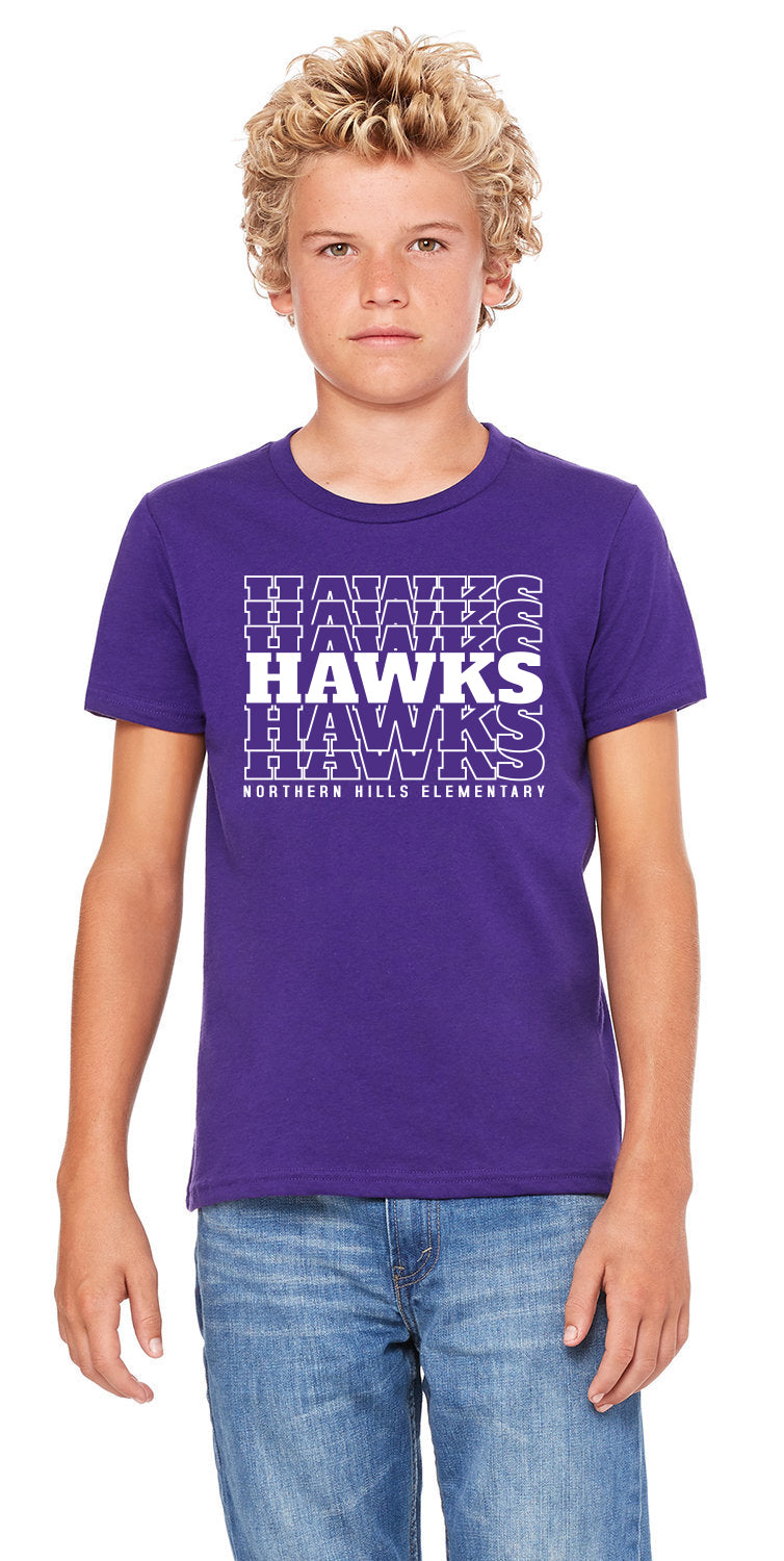 Cotton Short Sleeve T HAWKS