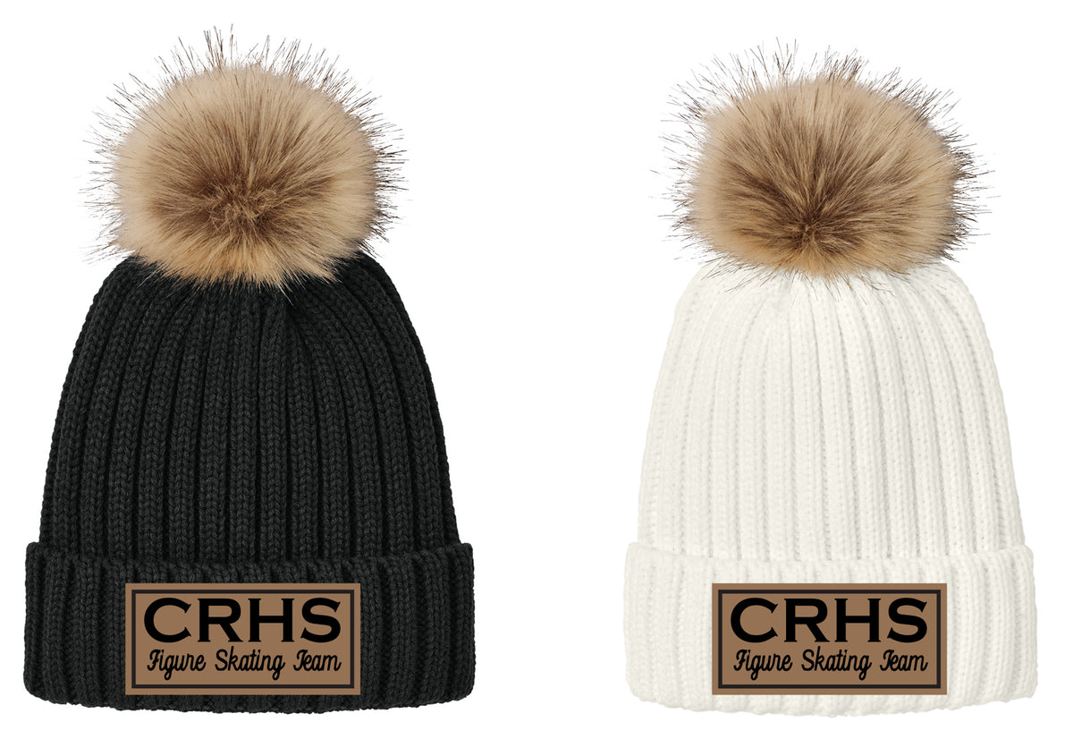 CRHS Port Authority® Faux Fur Pom Beanie