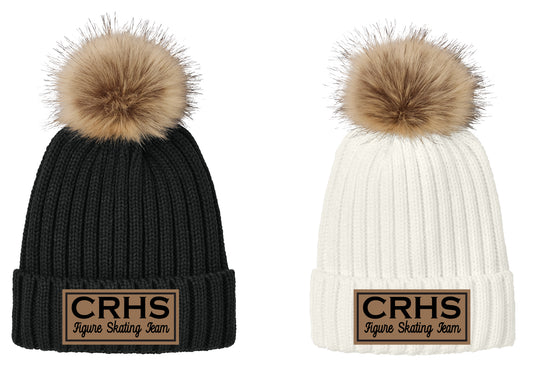CRHS Port Authority® Faux Fur Pom Beanie
