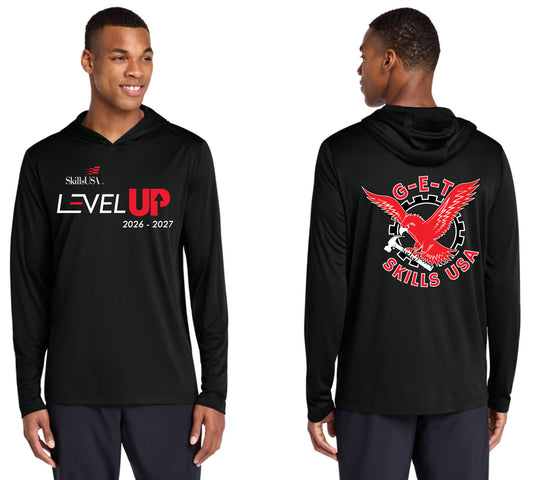G-E-T Skills USA Moisture Wicking Long Sleeve Hoodie T