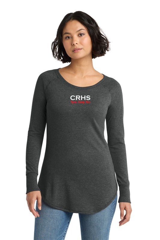CRHS District® Women’s Perfect Tri® Long Sleeve Tunic Tee-Embroidered