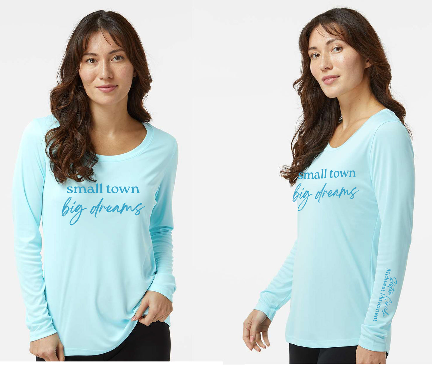 Sister Circle Women's Long Islander Performance Long Sleeve T-Shirt