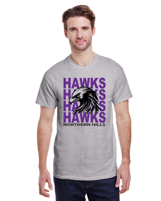 Cotton Short Sleeve T HAWK FULL