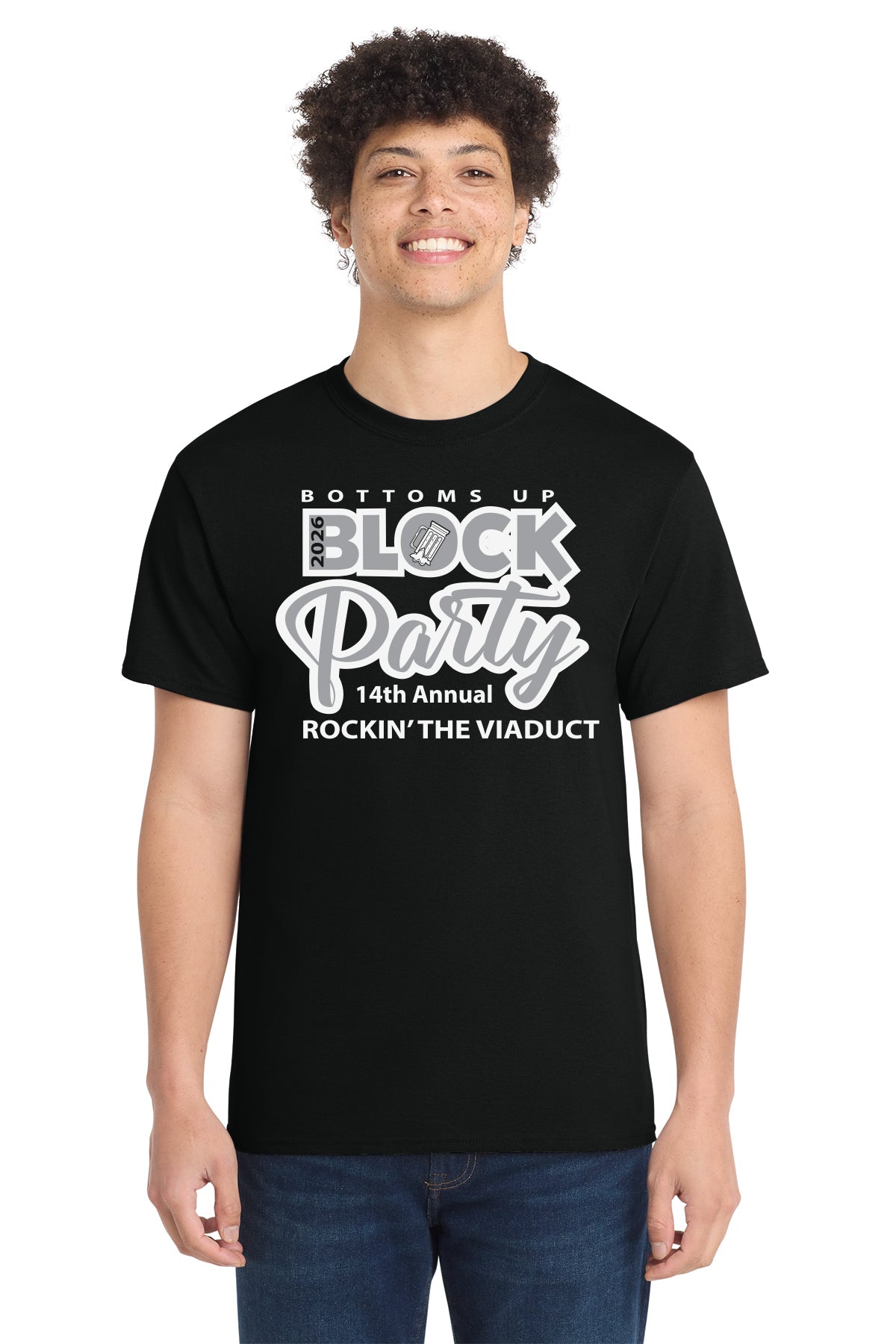 Bottoms Up Block Party T-Shirt
