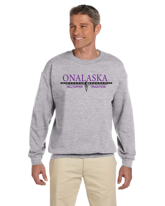 Throwback Crew Neck Embroidered