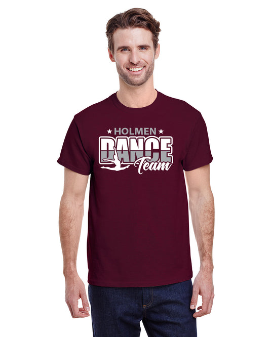 Maroon Cotton Short Sleeve T-Shirt