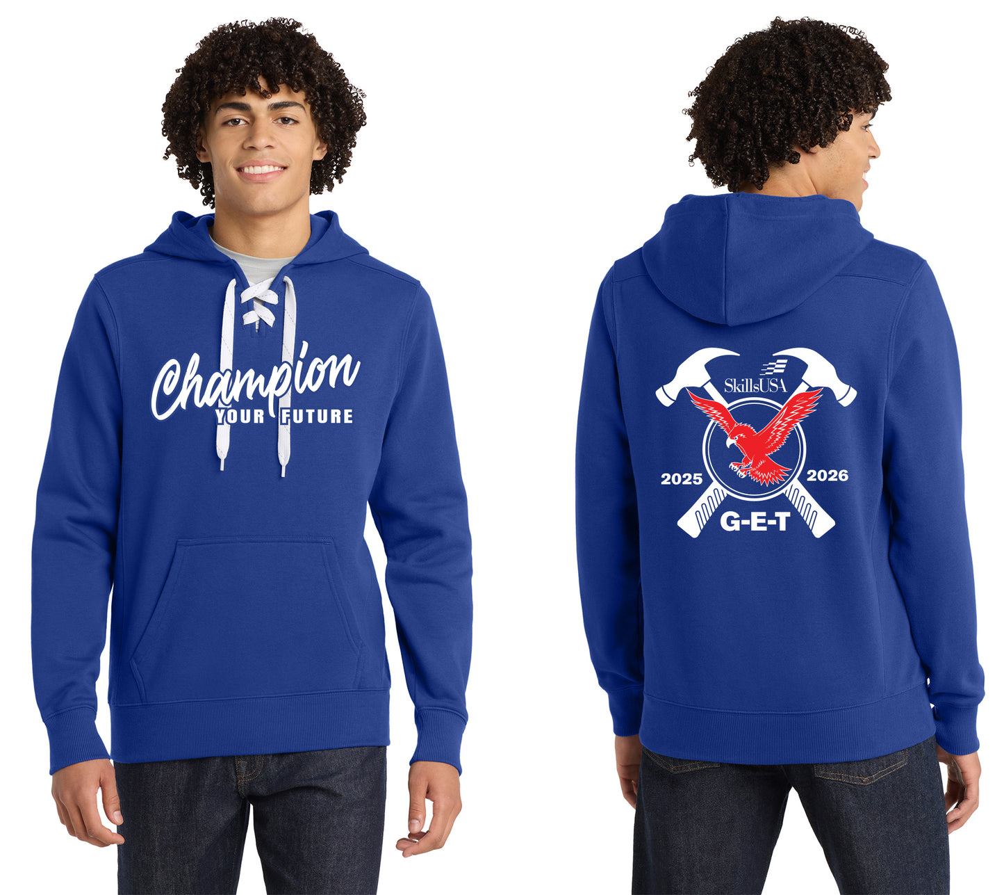 Skills Lace Hooded Sweatshirt