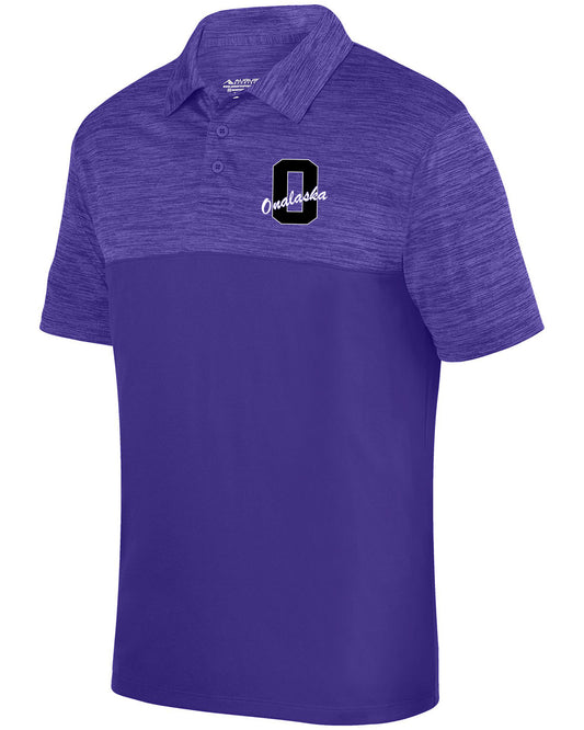 Onalaska Augusta Sportswear Adult Shadow Tonal Heather Polo