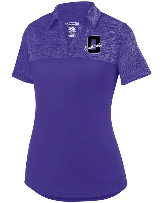 Onalaska Ladies Augusta Sportswear Adult Shadow Tonal Heather Polo