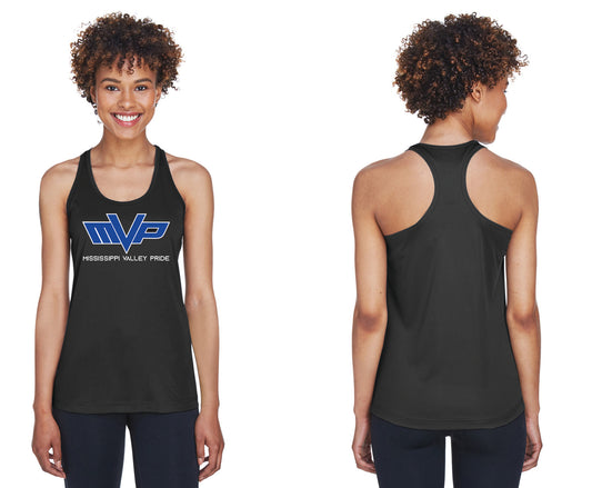 Moisture Wicking Tank Top-Black